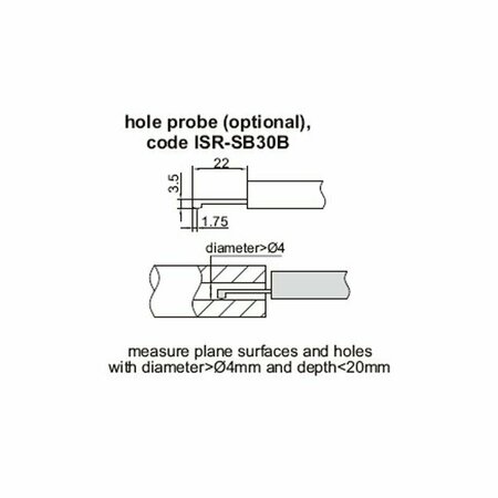 INSIZE Hole Probe ISR-SB30B